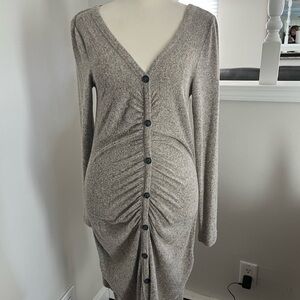 Aqua Heathered Knit Top